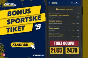 AdmiralBet i Sportske bonus tiket - Goleade u Beogradu i Brentfordu